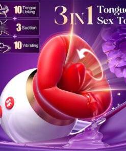 Cửa hàng bán Máy rung hút kèm lưỡi bú liếm 3 in 1 massage kích thích điểm G chính hãng