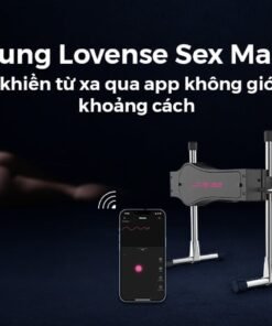 Lovense Sex Machine tự động rung thụt 2 đầu điều khiển điện thoại