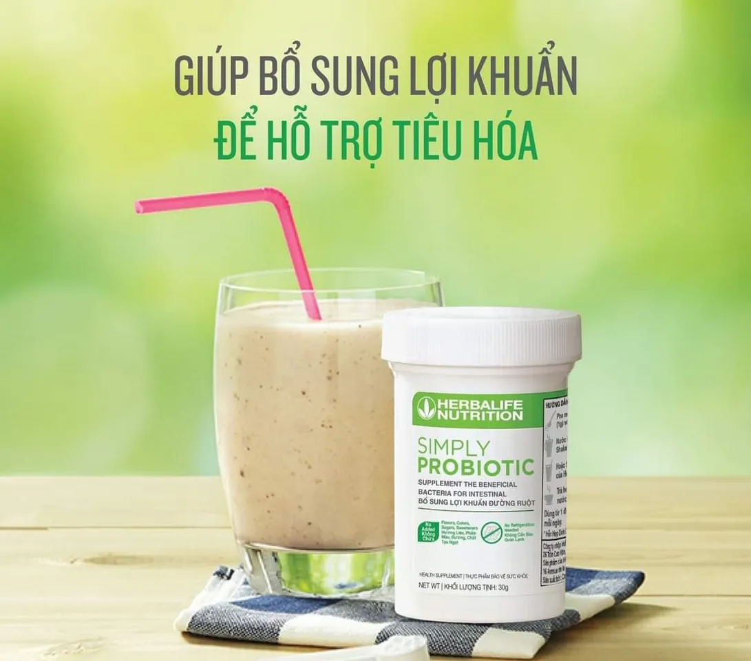 Men Symply probiotic herbalife bổ sung lợi khuẩn hỗ trợ cải thiện sức khỏe đường tiêu hóa - Hakichi 6 Sử dụng Simply Probiotic Herbalife đều đặn giúp hỗ trợ cải thiện sức khỏe đường ruột