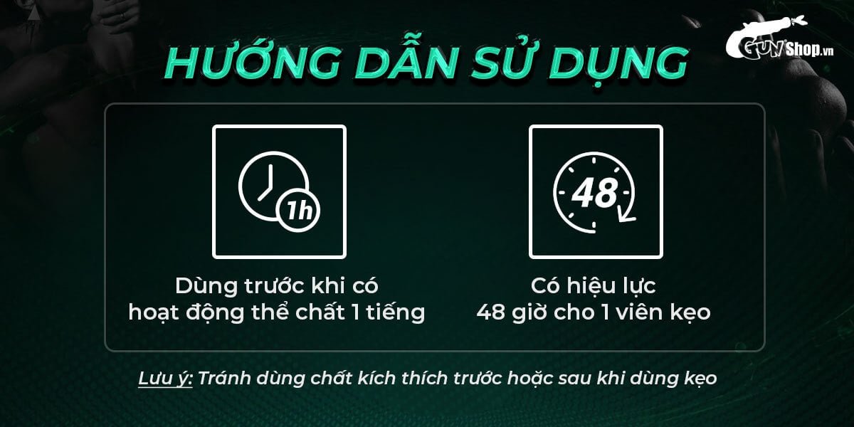 Cung cấp Kẹo bạc hà Powergra Mint Energy tăng cường sinh lý nam giới - Hộp 10 viên chính hãng