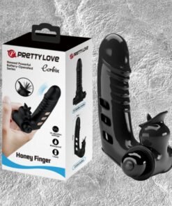 Ng&oacute;n tay rung Pretty Love Corbin kiểu dương vật giả k&egrave;m lưỡi liếm, k&iacute;ch th&iacute;ch- Hakichi