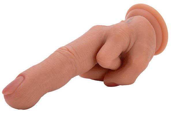 Dương vật giả ngón tay giữa khổng lồ Rotten hand rung mạnh silicon mềm mại
