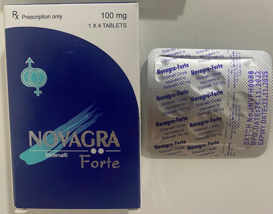 Cung cấp Thuốc Novagra Forte 100mg cương dương Ấn Độ chống xuất tinh sớm tăng sinh lý mới nhất