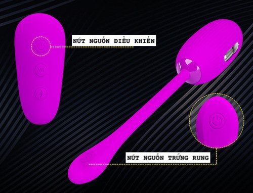 Bán Trứng rung sốc điện Pretty Love Shock Fun không dây điều khiển từ xa hàng xách tay