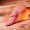 Sextoy Lưỡi Rung Kép Giống Thật Chất liệu Siêu Mềm - Sextoy Cao Cấp - Hakichi