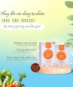 Thảo mộc Tăng cân Vincent dành cho cơ địa gầy lâu năm an toàn chính hãng tăng 3-5kg sau 1 liệu trình 10 Thảo mộc Tăng cân Vincent dành cho cơ địa gầy lâu năm an toàn chính hãng tăng 3-5kg sau 1 liệu trình - Ảnh 5