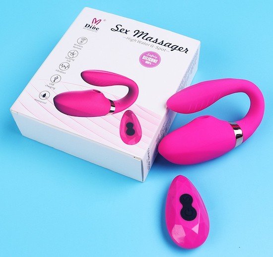 Trứng rung Dibe 2 đầu chữ C điều khiển từ xa kích thích cực đỉnh