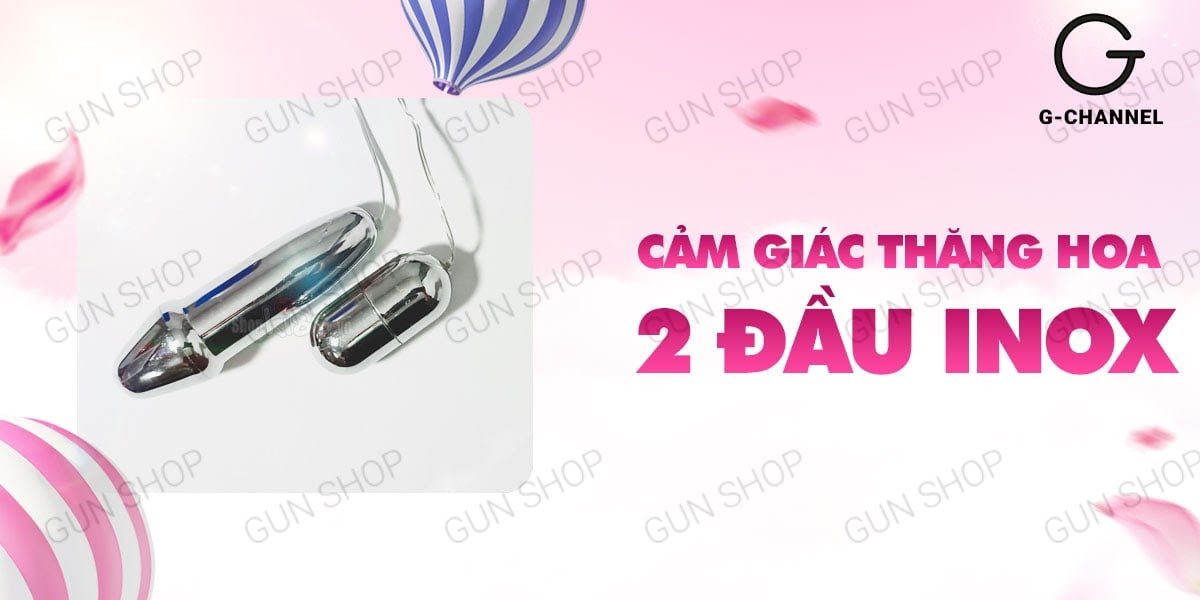 Trứng rung tình yêu inox 2 đầu cao cấp – Baile Double Bullets Hot chính- Hakichi 5 Sỉ Trứng rung tình yêu inox 2 đầu cao cấp - Baile Double Bullets Hot chính hãng