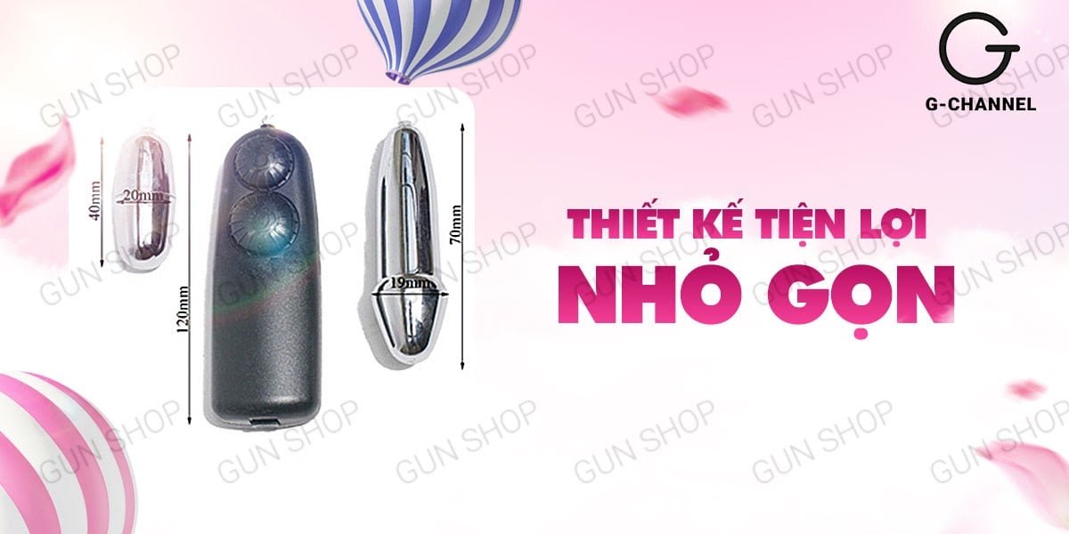 Trứng rung tình yêu inox 2 đầu cao cấp – Baile Double Bullets Hot chính- Hakichi 3 Sỉ Trứng rung tình yêu inox 2 đầu cao cấp - Baile Double Bullets Hot chính hãng