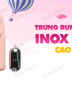 Sỉ Trứng rung tình yêu inox 2 đầu cao cấp - Baile Double Bullets Hot  chính hãng