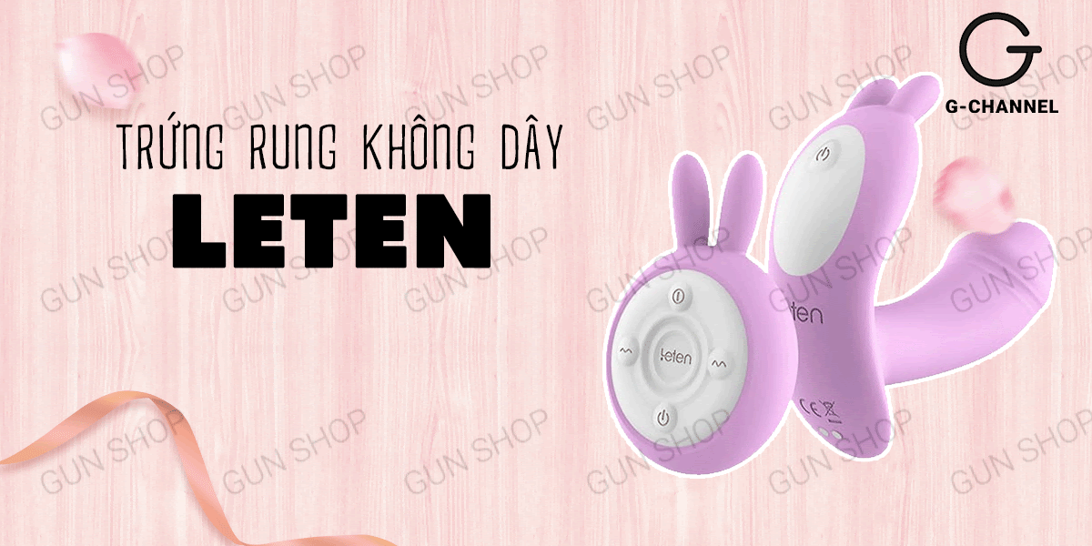 Trứng rung không dây Leten sạc điện điều khiển từ xa ấm- Hakichi 2 Trứng rung không dây Leten sạc điện điều khiển từ xa ấm nóng