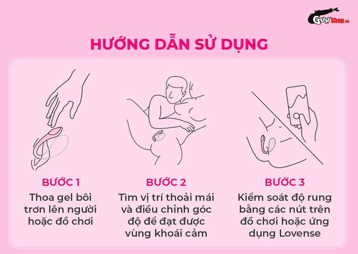 Hướng dẫn cách sử dụng trứng rung Lovense Lush Mini