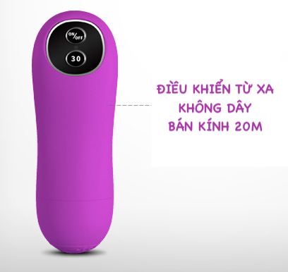 Bán Trứng rung tình yêu 2 đầu Pretty Love Indulgence massage điểm G không dây cao cấp