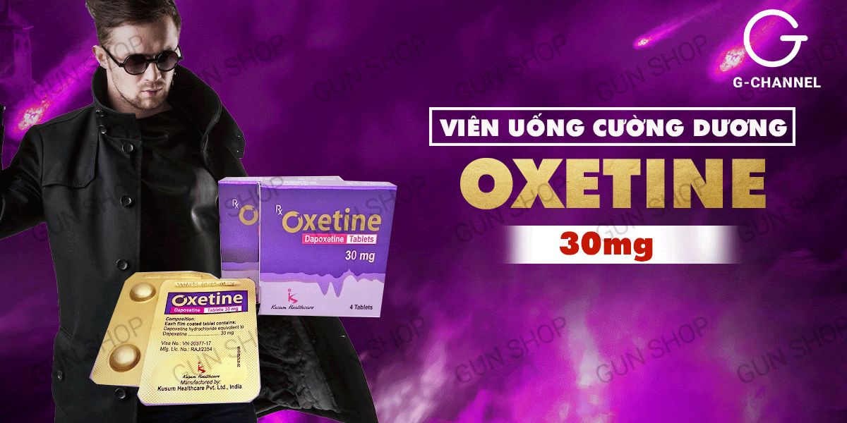 Oxetine 30mg cường dương mạnh mẽ Hộp 4 viên tăng sinh- hakichi 2 Oxetine 30mg cường dương mạnh mẽ Hộp 4 viên tăng sinh lực