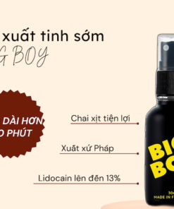 Địa chỉ bán Chai Xịt Big Boy 30ml kéo dài thời gian chống xuất tinh sớm mới nhất