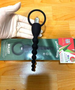 Anal Plug Bullet - Que Rung Hậu Môn 7 Hạt 10 Chế Độ Rung Dùng Cho Gay - Hakichi
