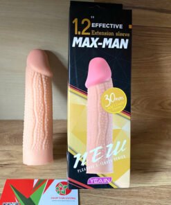 Bao Đôn Dên Gân Gai Maxman 30mm Màu Da Tăng Kích Thước Cho Nam - Hakichi