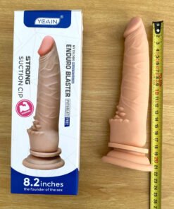 Dương Vật Giả Hít Tường Yeain Xanh 8.2 Inch – Thiết Kế Gân Nổi Chân Thật - Hakichi