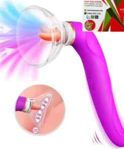 Sextoy máy Rung Liếm Hút âm Vật - Núm Vú Kích THích - Kết Hợp Đầu Rung Kích Thích âm Đạo Cho Nữ Tự Sướng