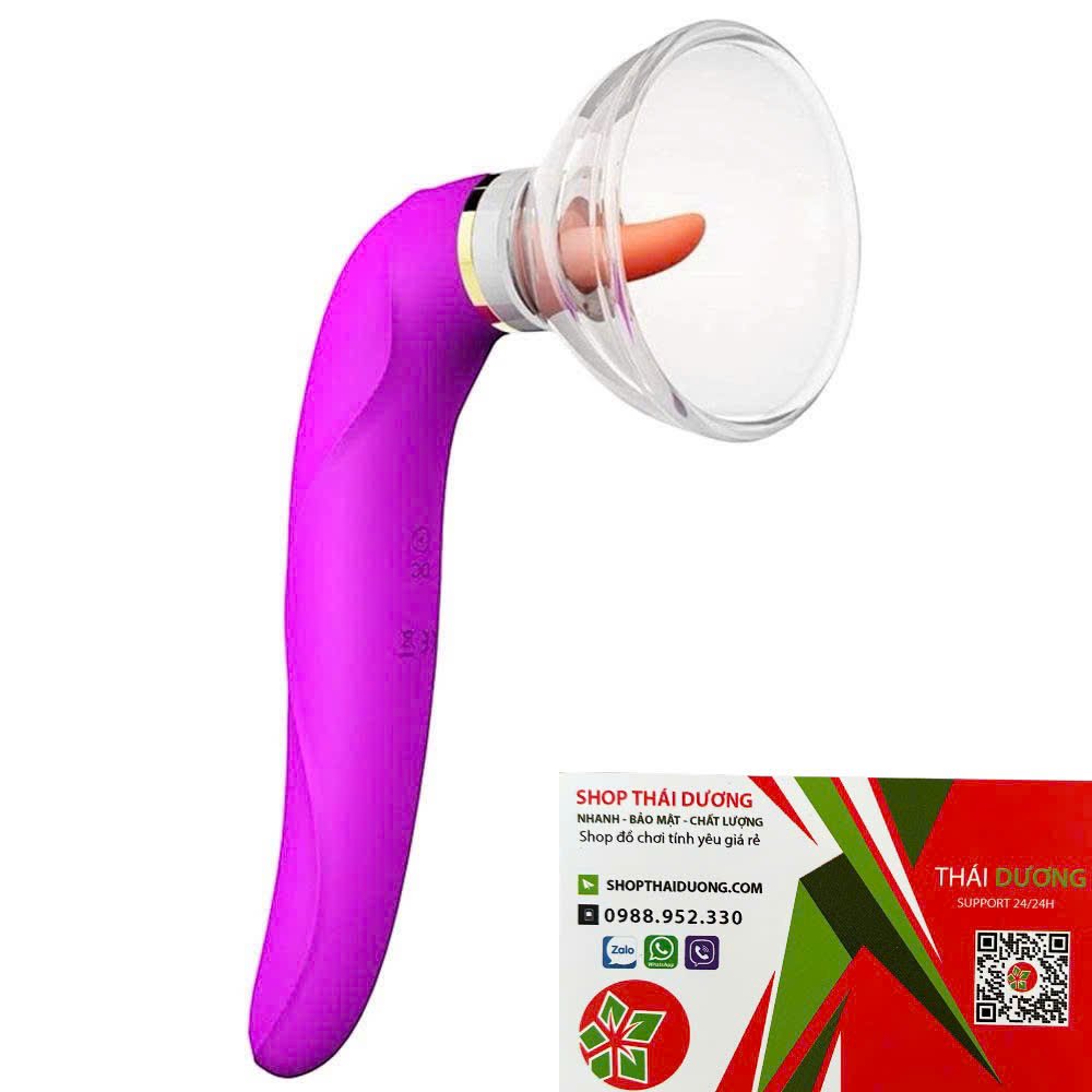 Sextoy máy Rung Liếm Hút âm Vật - Núm Vú Kích THích - Kết Hợp Đầu Rung Kích Thích âm Đạo Cho Nữ Tự Sướng
