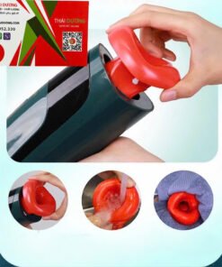 Máy âm đạo giả thụt co bóp có sưởi ấm và âm thanh Leten Air Oral Version 3