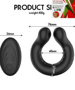 Vòng Rung Cao Cấp Pipedream Pincer Grasp 2 Động Cơ Điều Khiển Từ Xa Siêu Mạnh