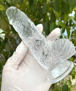 Dương Vật Giả Gắn Tường Jiuai Có Gân Silicon Trong Suốt Siêu Mềm