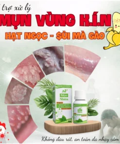 [MỤN VÙNG KÍN] Tinh Chất Hỗ Trợ Xử Lý Sùi Mào Gà, Hạt Ngọc, Mụn Li Ti 10ml (Che Tên) 10ML