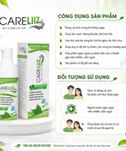 Bọt Vệ Sinh Nam Nữ Hỗ Trợ Giảm Hạt Ngọc, S/ùi, Mụn Li Ti, Gai SD, Giảm Mùi Hôi [CARELIIZ 120ML] - Ảnh 5