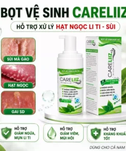 Bọt Vệ Sinh Nam Nữ Hỗ Trợ Giảm Hạt Ngọc, S/ùi, Mụn Li Ti, Gai SD, Giảm Mùi Hôi [CARELIIZ 120ML]