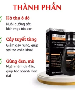 Dầu gội mọc tóc giảm gàu DHT - Dầu gội DHT kích thích mọc tóc, giảm gàu, nấm ngứa, bảo vê nang tóc chắc khỏe 13 Dầu gội mọc tóc giảm gàu DHT - Dầu gội DHT kích thích mọc tóc, giảm gàu, nấm ngứa, bảo vê nang tóc chắc khỏe - Ảnh 3