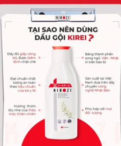 Dầu Gội Kirozi , Kirei Cải Thiện Tình Trạng Gàu, Nấm da Đầu - Ảnh 3