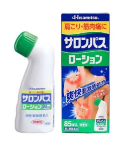 Dầu Nóng Xoa Bóp Salonpas Hisamitsu Chai Lăn Tiện Lợi Nhật Bản 85ml