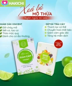 Viên Uống Giảm Cân Vincent Sâm Tố Nữ Trà Thảo Mộc Giảm Cân Giảm Mỡ Trong Máu An Toàn Tặng Detox - Ảnh 11