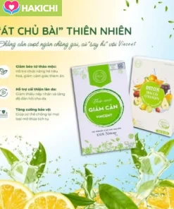 Viên Uống Giảm Cân Vincent Sâm Tố Nữ Trà Thảo Mộc Giảm Cân Giảm Mỡ Trong Máu An Toàn Tặng Detox - Ảnh 12