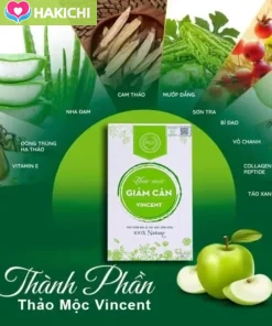 Viên Uống Giảm Cân Vincent Sâm Tố Nữ Trà Thảo Mộc Giảm Cân Giảm Mỡ Trong Máu An Toàn Tặng Detox - Ảnh 17