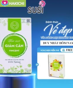 Viên Uống Giảm Cân Vincent Sâm Tố Nữ Trà Thảo Mộc Giảm Cân Giảm Mỡ Trong Máu An Toàn Tặng Detox - Ảnh 18