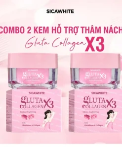 Kem nách mờ thâm - S C SICAWHITE - GLUTA COLLAGEN X3 INTENSE WHITENING WITH GLUTATHIONE & COLLAGEN 10GR - Ảnh 10