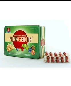 Hoạt Huyết An Thần GINKGOMIN Hộp sắt 60 viên