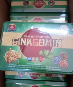 Hoạt Huyết An Thần GINKGOMIN Hộp sắt 60 viên - Ảnh 3
