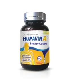 Viên uống Hupavir Immunocaps hỗ trợ đào thải HPV, sùi mào gà , hỗ trợ tăng cường đề kháng cho cả nam và nữ lọ 60 viên - Ảnh 2