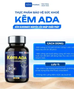 Kẽm ADA 30 Viên Zinc Gluconate Nhập Khẩu Pháp – Tăng Đề Kháng, Hỗ Trợ Tăng Cường Sức Khỏe - Ảnh 2
