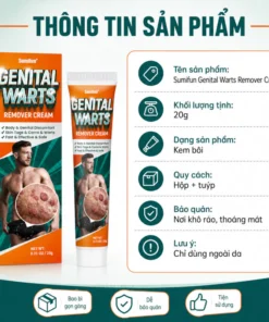 Kem bôi nam khoa Sumifun giúp giảm ngứa vùng kín làm sạch mụn cóc sùi mào gà 20g - Ảnh 6