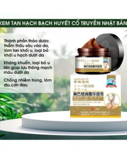 Kem tan hạch, bạch huyết Shixendo, dùng cho vùng cổ, nách, sau tai, làm tan u hạch, giảm sưng đỏ 13 Kem tan hạch, bạch huyết Shixendo, dùng cho vùng cổ, nách, sau tai, làm tan u hạch, giảm sưng đỏ - Ảnh 7