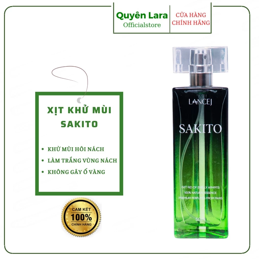 Xịt Khử Mùi Hôi Nách Sakito Chính Hãng.Hương Thơm Dịu Nhẹ Dùng Cho Được Cả Nam Và Nữ 18 sakito1 1