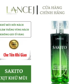 Xịt Khử Mùi Hôi Nách SAKITO Lancej Giúp Khử Mùi,Kháng Khuẩn,Khô Thoáng, Hương Nước Hoa Cao Cấp 45ml