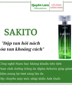 Xịt Khử Mùi Hôi Nách Sakito Chính Hãng.Hương Thơm Dịu Nhẹ Dùng Cho Được Cả Nam Và Nữ 10 Xịt Khử Mùi Hôi Nách Sakito Chính Hãng.Hương Thơm Dịu Nhẹ Dùng Cho Được Cả Nam Và Nữ - Ảnh 5