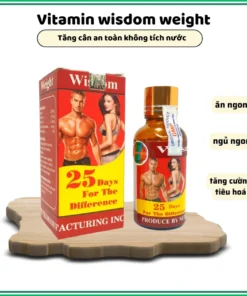 Vitamin tăng cân wisdom weight chính hãng indonesia hộp 25 viên
