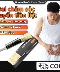 Gel Tuyến Tiền Liệt Nam Giới Greenvibes Prostate Gel Dưỡng Ẩm, Giảm Mệt Mỏi, Giảm Đau Chăm Sóc Hàng Ngày 20g