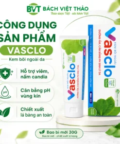 [Che Tên] Gel Bôi Phụ Khoa VASCLO Hỗ Trợ Giảm Nấm Ngứa Nấm Candida, Chăm Sóc Vùng Kín Nam Nữ